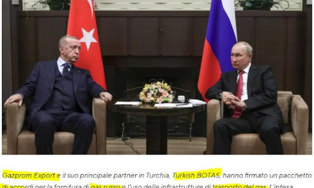 Ρώμη: Νέα συμφωνία Ρωσίας-Τουρκίας - Η Μόσχα ενισχύει την οικονομική και γεωπολιτική της δύναμη στην Άγκυρα